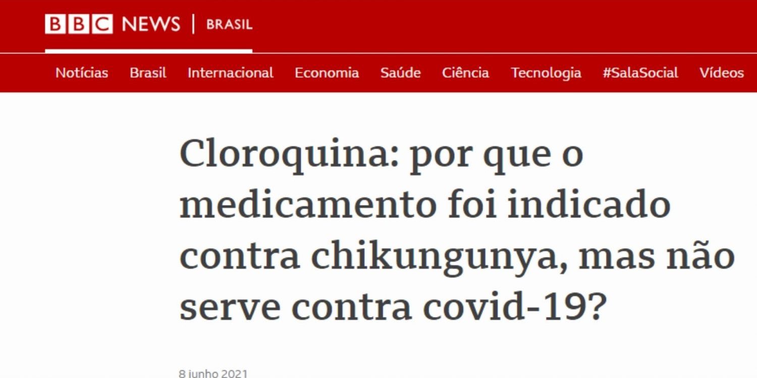 Cloroquina por que o medicamento foi indicado contra chikungunya